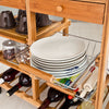 SoBuy FKW06-N Cărucior de Bucătărie Rulant, Mobilier de Depozitare Bucătărie, Kitchen Trolley