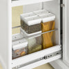 SoBuy Cărucior de bucătărie cu sertare de bucătărie credință mobilă cu roți 115 x46 x90 cm FKW100 -Own