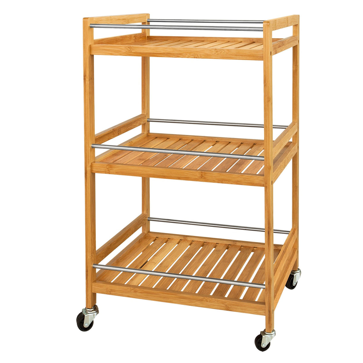 SoBuy FKW11-N Table roulante Meuble de rangement à roulettes, Desserte de cuisine