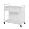 SoBuy FKW50-W Meuble de rangement Multi-usages Chariot de cuisine de service roulant