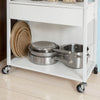 SoBuy FKW50-W Meuble de rangement Multi-usages Chariot de cuisine de service roulant