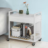 SoBuy FKW50-W Meuble de rangement Multi-usages Chariot de cuisine de service roulant