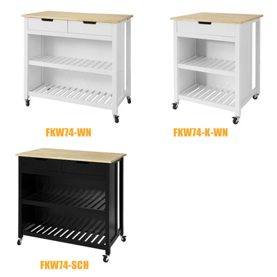 SoBuy FKW74-K-WN Chariot de Cuisine