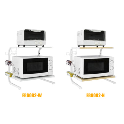 SoBuy FRG092-W Etajeră pentru cuptorul cu microunde Mini-raft cuptor cu microunde
