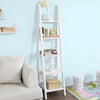 SoBuy FRG101-W Etajeră tip scară Bibliotecă, 5 nivele –Alb