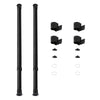 SoBuy FRG109-P02 Set de 2 Barre Télescopique pour Portemanteau Lot de 2 Tige Tringle à Vêtement Barre