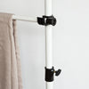 SoBuy FRG109 Sistem Telescopic pentru Dulap Herkule, 2 bare pentru umerașe