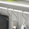 SoBuy FRG149-W Raft suspendat pentru frigider cu ventuze, suport pentru condimente