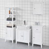 SoBuy FRG206-W Măsuță laterală Comodă baie Dulap WC