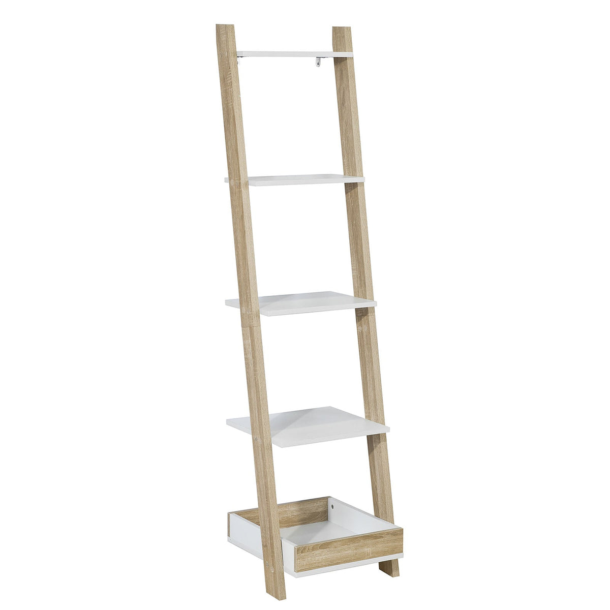 SoBuy FRG229-WN  Étagère échelle escalier Bibliothèque Séjour Salon Salle de Bain