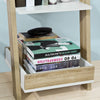 SoBuy FRG229-WN Raft scară Bibliotecă Sufragerie Living Baie
