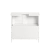 SoBuy FRG237-W Dulap sub chiuvetă Dulap de baie, 2 uși și 2 etaje
