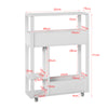 SoBuy FRG270-W Dulap de depozitare pentru baie Suport hârtie igienică Mobilier WC