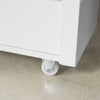 SoBuy FRG270-W Dulap de depozitare pentru baie Suport hârtie igienică Mobilier WC