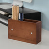 SoBuy FRG278-Sch Réhausseur d'écran Support de Moniteur Ergonomique Support pour Écran d'ordinateur Universal en Bois