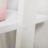 SoBuy FRG32-W Etajeră de perete tip scară pentru living baie, Dulap de depozitare