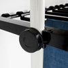 SoBuy FRG35Télescopique Portant de vêtement Etagère de Rangement, penderie
