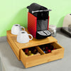 SoBuy FRG70-N Boîte de rangement à tiroirs pour capsules de thé et café en bambou Nespresso