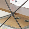 SoBuy FRG81-PF Dulap mobil cu rotile, Raft, Masuta laterala, Raft de bucatarie, Dulap depozitare cu 3 niveluri, cu rotile