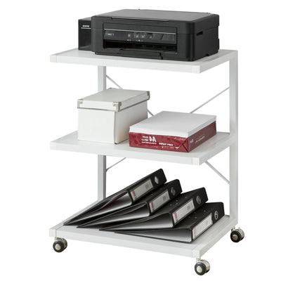 SoBuy FRG81-W Chariot Étagère Roulante Bout de Canapé Étagère Cuisine
