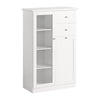 SoBuy FSB32-W Buffet Commode Armoire de Rangement Dressoir Bahut avec 2 Portes, 2 Tiroirs