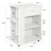 SoBuy FSB45-W Desserte Table d’Appoint Meuble de Rangement avec Tiroir et 4 Compartiments