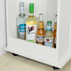 SoBuy FSB45-W Desserte Table d’Appoint Meuble de Rangement avec Tiroir et 4 Compartiments