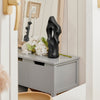SoBuy FSB51-HG Table Console, Table d’Entrée, Bout de Canapé avec 3 tiroirs et 1 étagère
