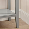 SoBuy FSB51-HG Table Console, Table d’Entrée, Bout de Canapé avec 3 tiroirs et 1 étagère