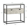 SoBuy FSB54-HG Table Console, Table d’Entrée, Meuble d’Entrée, Bout de Canapé, Table Décorative