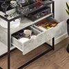 SoBuy FSB54-HG Table Console, Table d’Entrée, Meuble d’Entrée, Bout de Canapé, Table Décorative