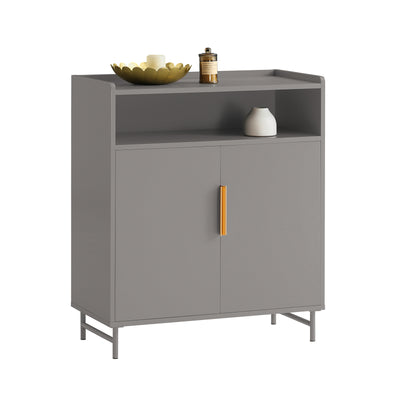 SoBuy FSB73-HG Buffet Placard Armoire de Cuisine Meuble à Chaussures Meuble d'Appoint Meuble de Rangement avec 1 Compartiment