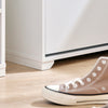SoBuy FSR111-W Dulap de pantofi cu 2 compartimente rabatabile, 2 compartimente deschise și 1 ușă pentru hol, alb