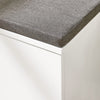 SoBuy FSR117-W Banc pentru Pantofi cu Pernă Căptușită și 2 Uși, Mobilier pentru Hol – 90x34x46 cm, Alb