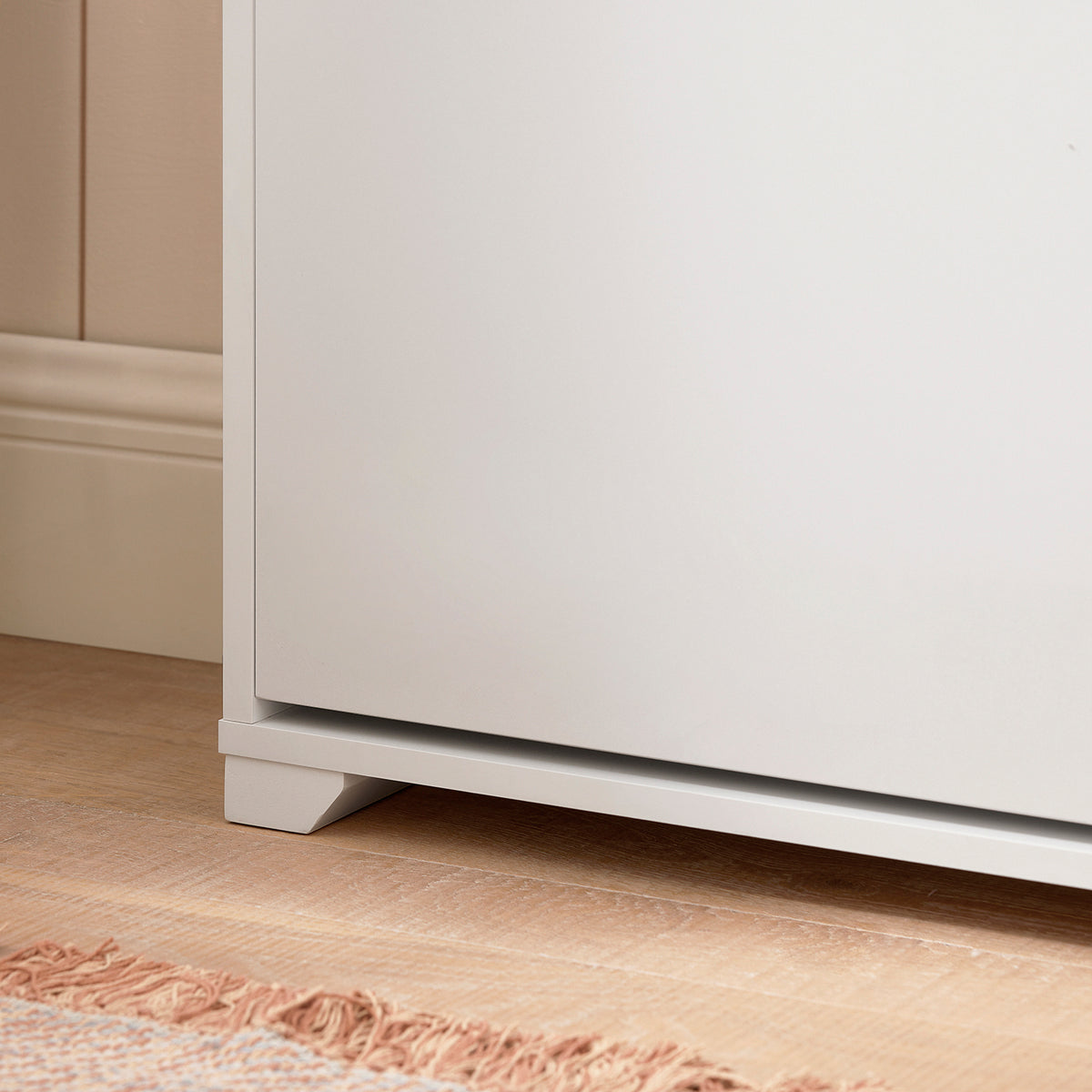 SoBuy FSR119-W Banc de Pantofi cu Pernă Căptușită, 1 Rabat și 2 Compartimente Deschise pentru Intrare – 90x24x46 cm, Alb