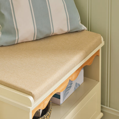 SoBuy FSR123-MI Banc de Rangement, Meuble d'entrée, Banc à Chaussures, Rembourré, 1 Compartiment et 1 Tiroir