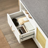 SoBuy FSR126-W Banc pentru Pantofi cu Pernă Căptușită și Spațiu de Depozitare pentru Hol Intrare – 81x36x46 cm, Alb