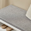SoBuy FSR126-W Banc pentru Pantofi cu Pernă Căptușită și Spațiu de Depozitare pentru Hol Intrare – 81x36x46 cm, Alb