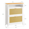 SoBuy FSR127-W Dulap de pantofi pe picioare, Mobilier de intrare pentru hol – Alb