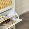 SoBuy FSR127-W Dulap de pantofi pe picioare, Mobilier de intrare pentru hol – Alb