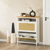 SoBuy FSR127-W Dulap de pantofi pe picioare, Mobilier de intrare pentru hol – Alb