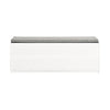 SoBuy FSR133-W Banc de Pantofi cu Ușă Glisantă Tip Hambar și 6 Compartimente pentru Hol – 120x35x45 cm, Alb