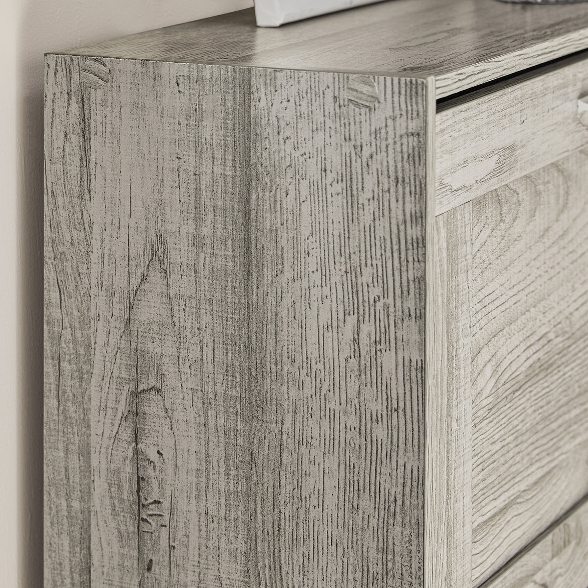 SoBuy FSR137-HG Armoire à Chaussures 2 Abattants Réglables, Slim pour Entrée Couloir – Gris Effet Bois