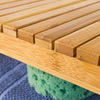 SoBuy FSR14-L-N Raft de baie 100% bambus natural, Organizator pentru încălțăminte/baie