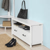 SoBuy FSR48-W Banc de depozitare Pantofar Mobilier de intrare Dulap pentru pantofi