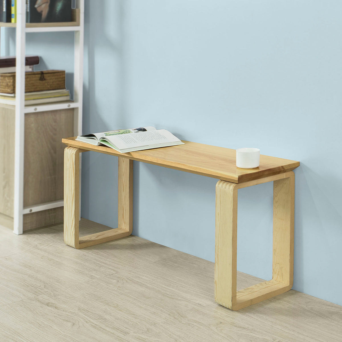 SoBuy FSR53-N Banc Banquette en Bois Massif de Haute Qualité