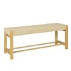 SoBuy FSR68-N Banc de pantofi de design cu șezut și depozitare pentru hol – 110x36x46 cm, Natur