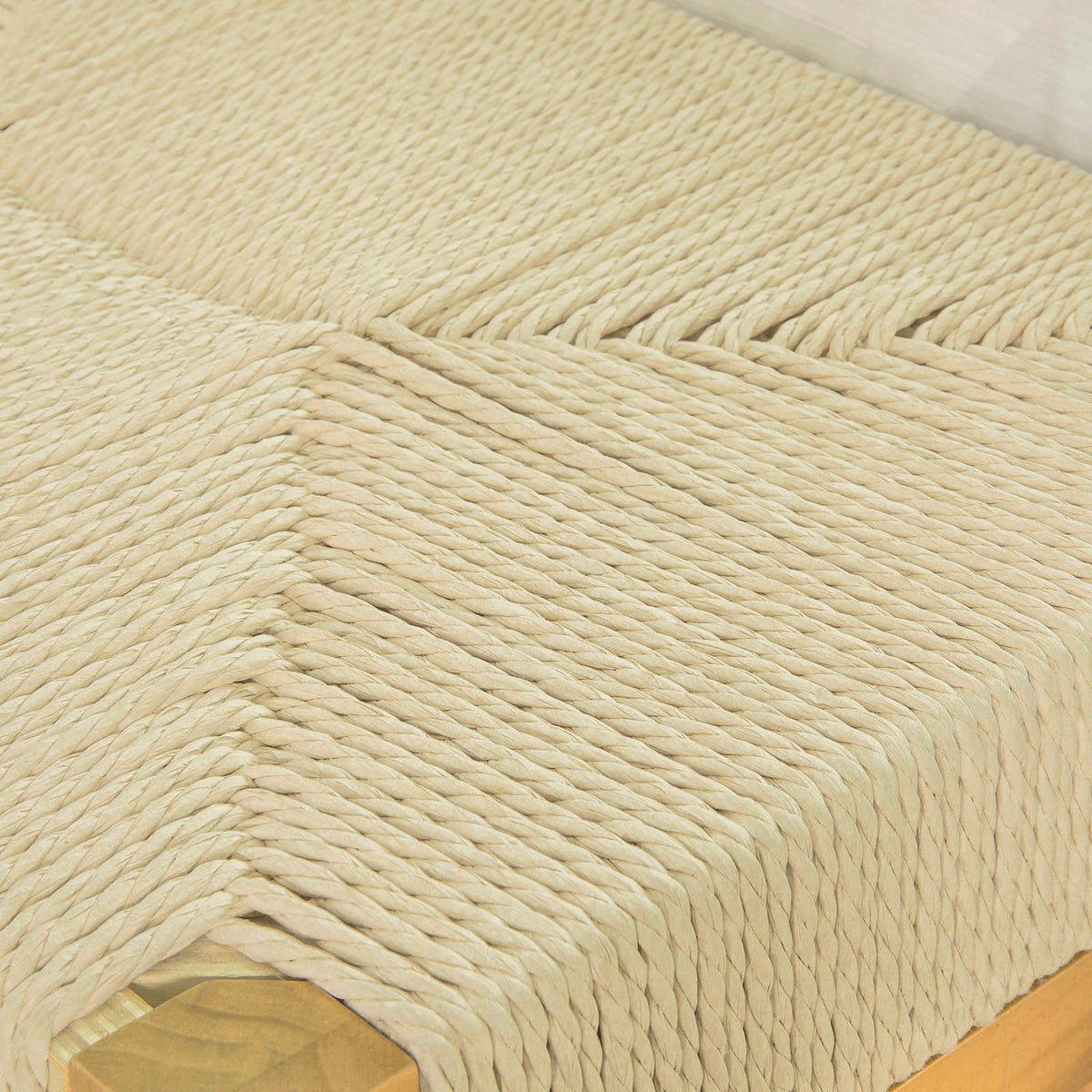 SoBuy FSR69-N Banc à Chaussures Design Banquette Meuble d'Entrée, Siège en Corde Tressée