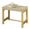SoBuy FSR69-N Banc à Chaussures Design Banquette Meuble d'Entrée, Siège en Corde Tressée