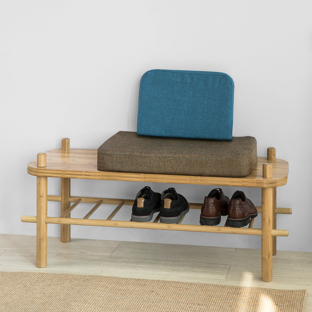 SoBuy FSR73-N Banc à Chaussures de Rangement Étagère à Chaussures